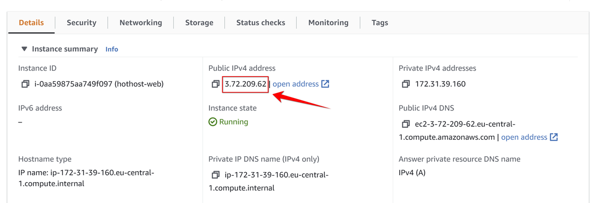 Public IP address